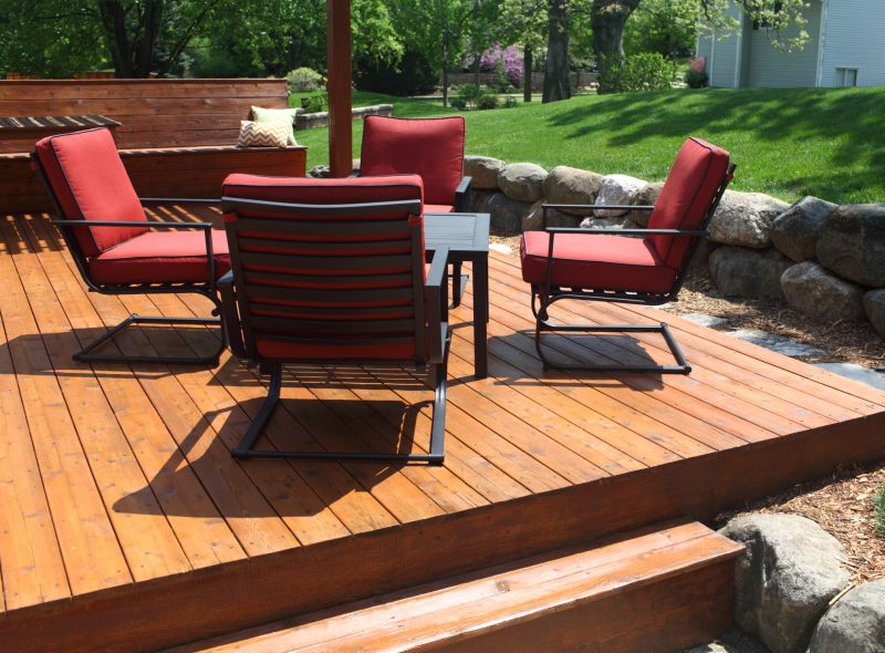 Cedar Deck Installation in Framingham, MA