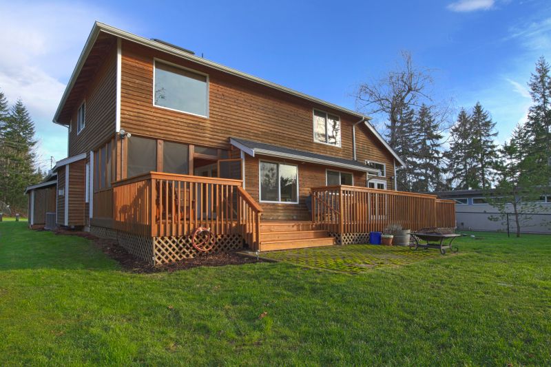 Cedar Deck Installation in Olympia, WA