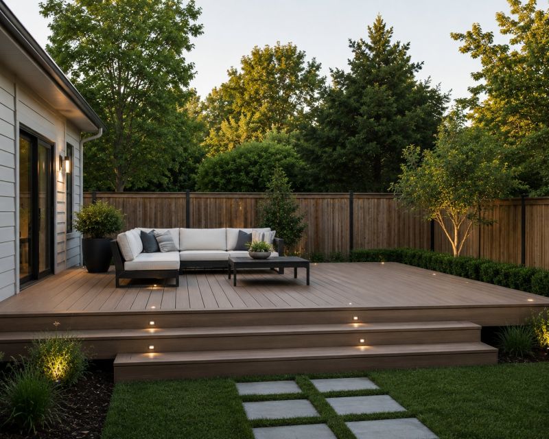 Floating Deck Installation in Danbury, CT