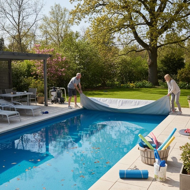 Above Ground Pool Closing detail