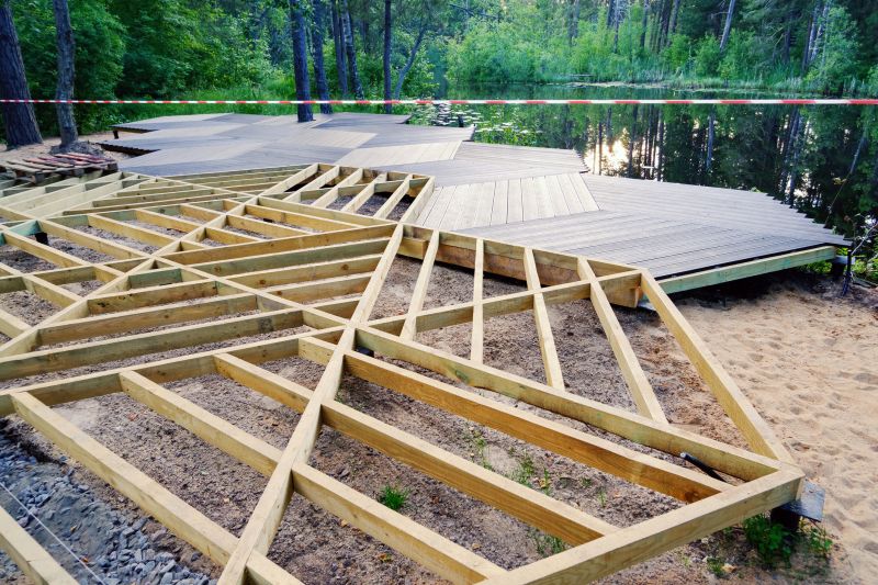 Ground Level Deck Construction in Burlington, VT