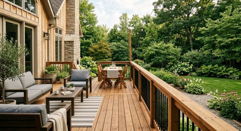 Hardwood Deck Installation in Providence, RI