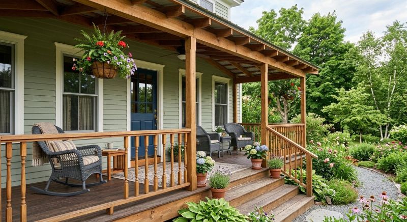 Wood Porch Construction in Providence, RI