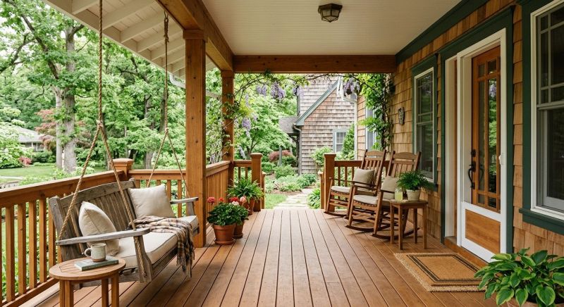 Wood Porch Construction in West Hartford, CT