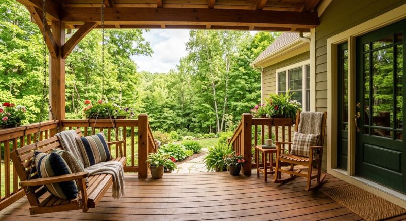Wood Porch Construction in Kitsap County, WA