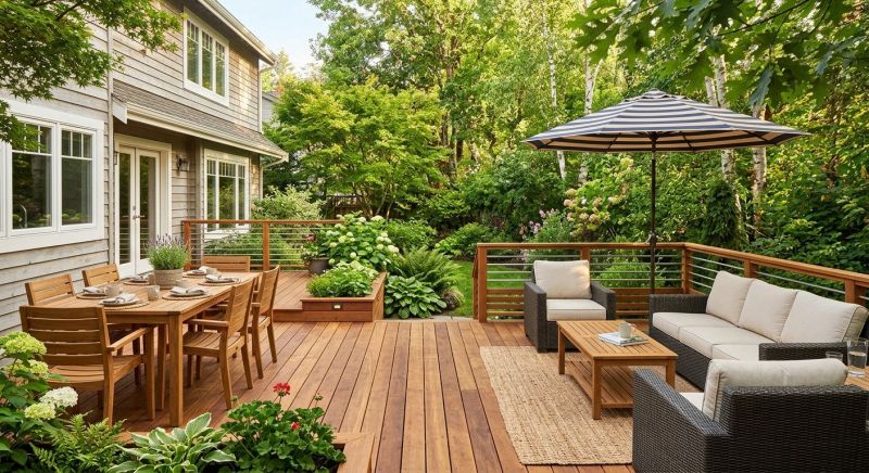Wooden Patio Installation in Danbury, CT