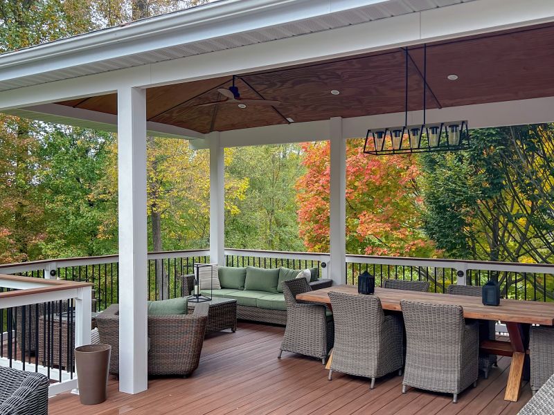 Wooden Veranda Construction in Kitsap County, WA