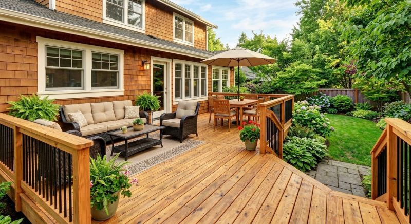 Floating Deck Installation in Framingham, MA
