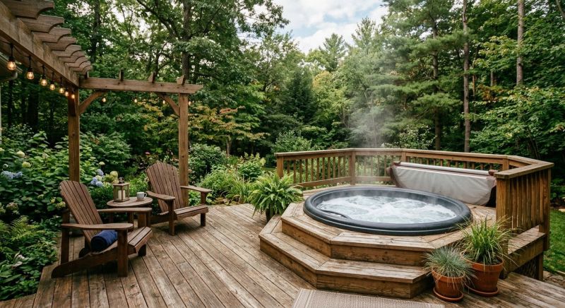 Hot Tub Deck Installation in Greenwich, CT